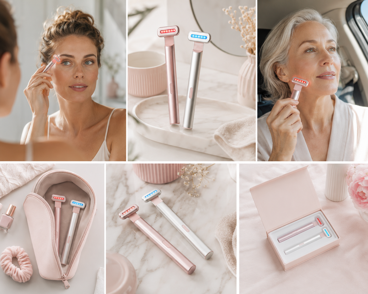 Weendela LED Eye Beauty Device - champagnerosa